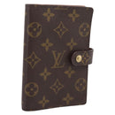 LOUIS VUITTON Monogram Agenda PM Day Planner Cover R20005 LV Auth 197955-1