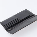 FENDI Zucca Canvas Long Wallet Black Brown Auth 197961V-20