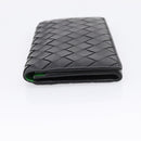 Bottega Veneta INTRECCIATO Long Wallet Leather Black Auth 197965A-3