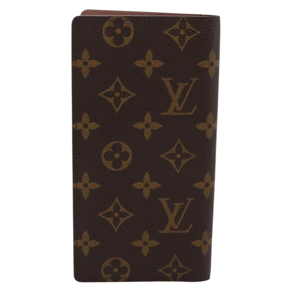LOUIS VUITTON Monogram Porte Valeurs Cartes Credit Wallet M61823 LV Auth 197966A