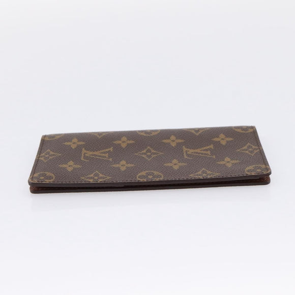 LOUIS VUITTON Monogram Porte Valeurs Cartes Credit Wallet M61823 LV Auth 197966A