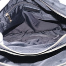 CHANEL New Travel Line Hand Bag Nylon 2way Black Gold CC Auth 198030-17