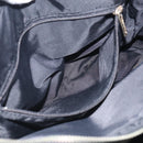 CHANEL New Travel Line Hand Bag Nylon 2way Black Gold CC Auth 198030-21