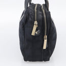 CHANEL New Travel Line Hand Bag Nylon 2way Black Gold CC Auth 198030-4