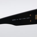CHANEL Sunglasses Plastic Black Gold CC Auth 198047M-12