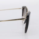 PRADA Sunglasses Metal Black Gold Auth 198049M-5