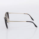 PRADA Sunglasses Metal Black Gold Auth 198049M-6