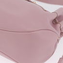 MORABITO Shoulder Bag Leather Pink Gold Auth 198055A-11