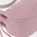 MORABITO Shoulder Bag Leather Pink Gold Auth 198055A-12
