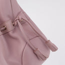 MORABITO Shoulder Bag Leather Pink Gold Auth 198055A-16