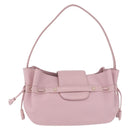 MORABITO Shoulder Bag Leather Pink Gold Auth 198055A-2