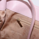 MORABITO Shoulder Bag Leather Pink Gold Auth 198055A-21