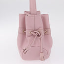 MORABITO Shoulder Bag Leather Pink Gold Auth 198055A-5
