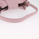 MORABITO Shoulder Bag Leather Pink Gold Auth 198055A-7
