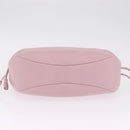 MORABITO Shoulder Bag Leather Pink Gold Auth 198055A-9