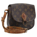 LOUIS VUITTON Monogram Saint Cloud PM Shoulder Bag M51244 LV Auth 198056-1