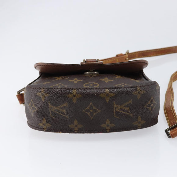 LOUIS VUITTON Monogram Saint Cloud PM Shoulder Bag M51244 LV Auth 198056