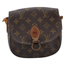 LOUIS VUITTON Monogram Saint Cloud PM Shoulder Bag M51244 LV Auth 198056-2