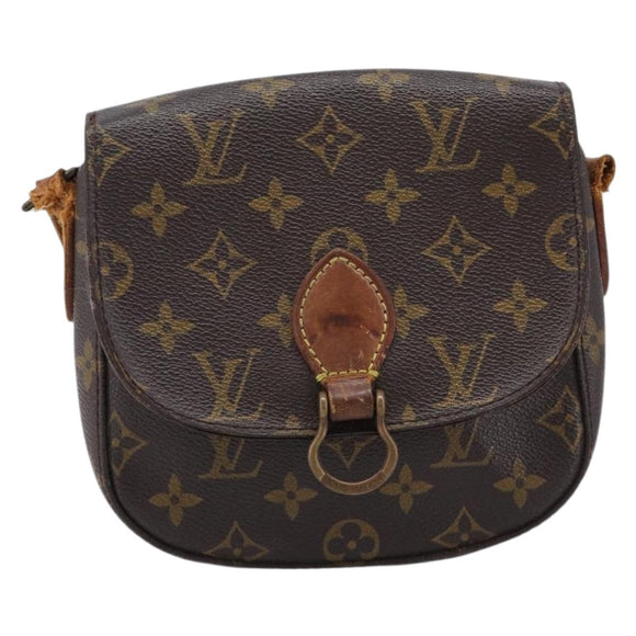 LOUIS VUITTON Monogram Saint Cloud PM Shoulder Bag M51244 LV Auth 198056