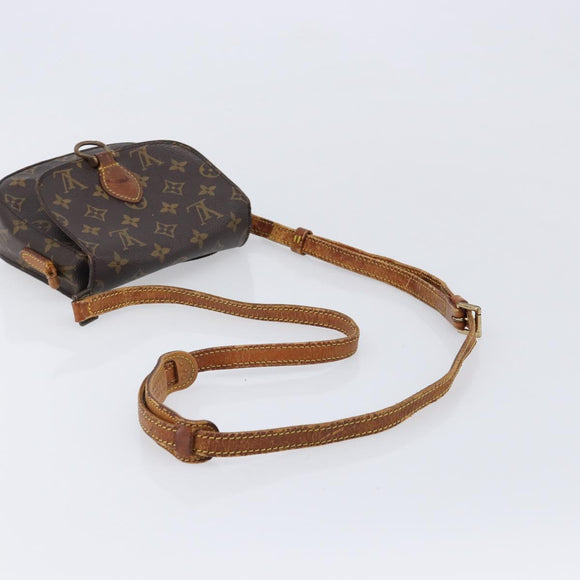 LOUIS VUITTON Monogram Saint Cloud PM Shoulder Bag M51244 LV Auth 198056