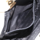 LOEWE Shoulder Bag Leather White Gold Auth 198255-12