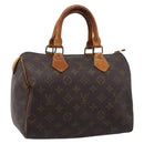 LOUIS VUITTON Monogram Speedy 25 Hand Bag M41528 LV Auth 198256-1