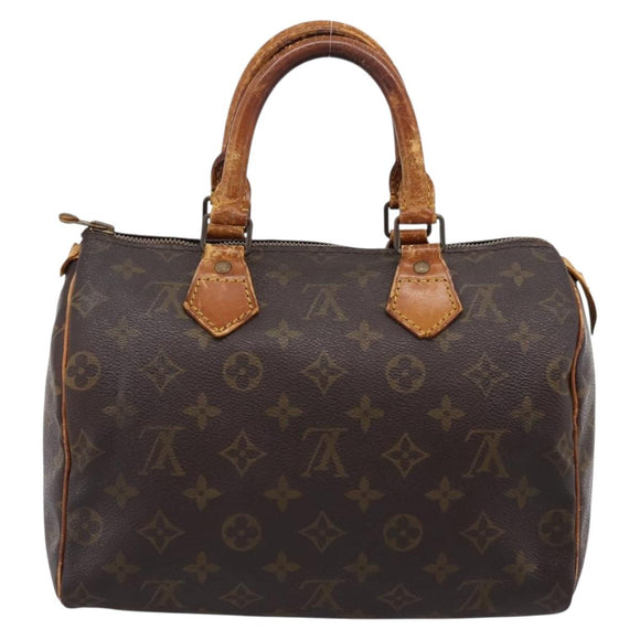 LOUIS VUITTON Monogram Speedy 25 Hand Bag M41528 LV Auth 198256
