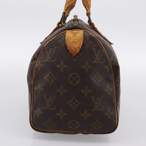 LOUIS VUITTON Monogram Speedy 25 Hand Bag M41528 LV Auth 198256