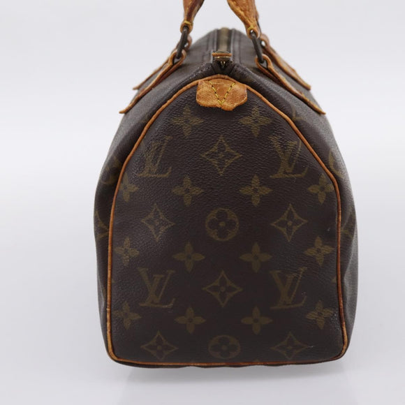 LOUIS VUITTON Monogram Speedy 25 Hand Bag M41528 LV Auth 198256