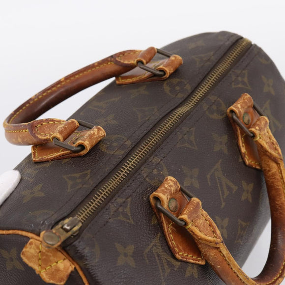 LOUIS VUITTON Monogram Speedy 25 Hand Bag M41528 LV Auth 198256