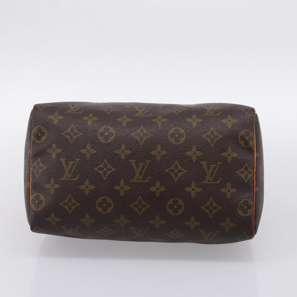 LOUIS VUITTON Monogram Speedy 25 Hand Bag M41528 LV Auth 198256