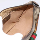 GUCCI GG Supreme Web Sherry Line Bag PVC Beige Gold 89 02 032 Auth 198257-17