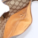 GUCCI GG Supreme Web Sherry Line Bag PVC Beige Gold 89 02 032 Auth 198257-21