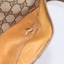 GUCCI GG Supreme Web Sherry Line Bag PVC Beige Gold 89 02 032 Auth 198257-22