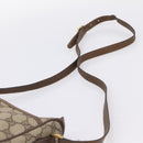 GUCCI GG Supreme Web Sherry Line Bag PVC Beige Gold 89 02 032 Auth 198257-8