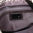 FENDI Zucchino Canvas Mamma Baguette Shoulder Bag Beige 8BR004 Auth 198258V-26