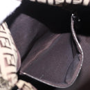 FENDI Zucchino Canvas Mamma Baguette Shoulder Bag Beige 8BR004 Auth 198258V-31