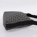 Christian Dior Trotter Canvas Shoulder Bag Navy Silver Auth 198263-5