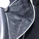 CELINE Hand Bag Leather Black Gold Auth 198264-21