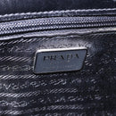 PRADA Chain Shoulder Bag Leather Black Auth 198267V-16