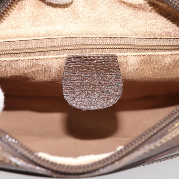 GUCCI GG Supreme Shoulder Bag PVC Beige Gold 007 115 6423 Auth 198269