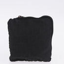 FENDI Zucca Canvas Hat Nylon M Black Auth 198272V-11