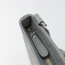 GUCCI Guccissima GG Canvas Shoulder Bag Leather Gray Gold 201538 Auth 198273A-15