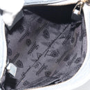 GUCCI Guccissima GG Canvas Shoulder Bag Leather Gray Gold 201538 Auth 198273A-17