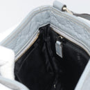 GUCCI Guccissima GG Canvas Shoulder Bag Leather Gray Gold 201538 Auth 198273A-19