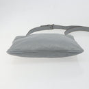 GUCCI Guccissima GG Canvas Shoulder Bag Leather Gray Gold 201538 Auth 198273A-9