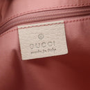 GUCCI GG Canvas Abbey Shoulder Bag Pink Gold Tone 146244 Auth 198274V-25
