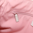 GUCCI GG Canvas Abbey Shoulder Bag Pink Gold Tone 146244 Auth 198274V-28