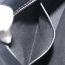 BURBERRY Nova Check Hand Bag Wool Black Silver Auth 198286A-21