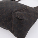 GUCCI GG Canvas Hand Bag Brown 101333 Auth 198296A-12